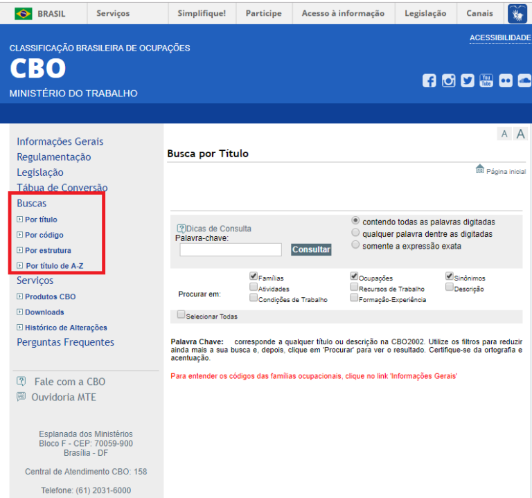 CBO: o que é, como consultar, corrigir e perguntas frequentes